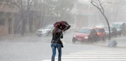 Se esperan tormentas severas y granizo hacia la tarde del jueves