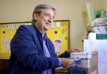 Emir Félix votó en San Rafael
