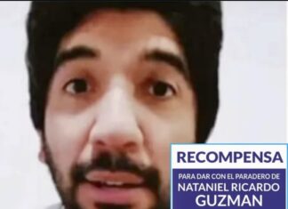 Recompensa de $10.500.000 por datos sobre el paradero del abogado Natanael Ricardo Guzmán