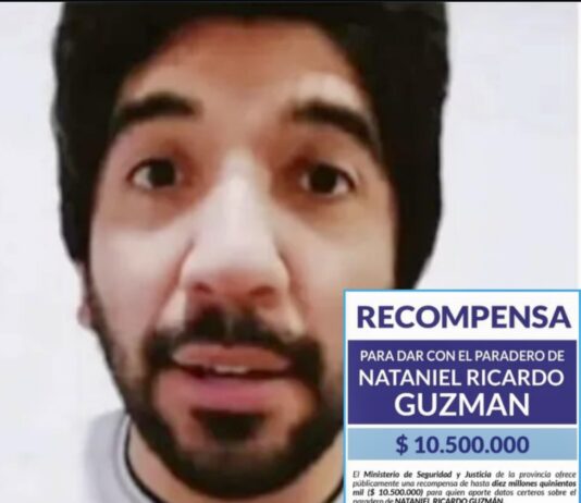 Recompensa de $10.500.000 por datos sobre el paradero del abogado Natanael Ricardo Guzmán
