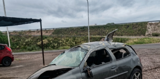 San Martín: Un joven de 30 años perdió la vida tras un violento vuelco en Ruta 7