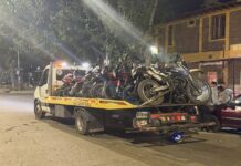 Mega operativo: más de 30 motos retenidas y 50 actas viales