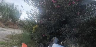 Rivadavia: conductor hospitalizado tras quedarse dormido y volcar