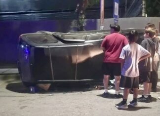 San Martín: fuerte choque dejó cuatro personas heridas