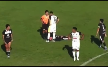 Detienen a un futbolista de Palmira tras realizar gestos xenófobos contra su rival
