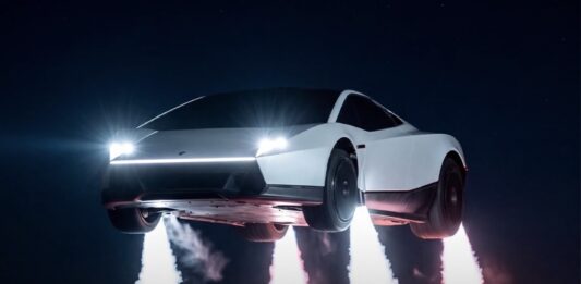 Tesla presentó su auto volador